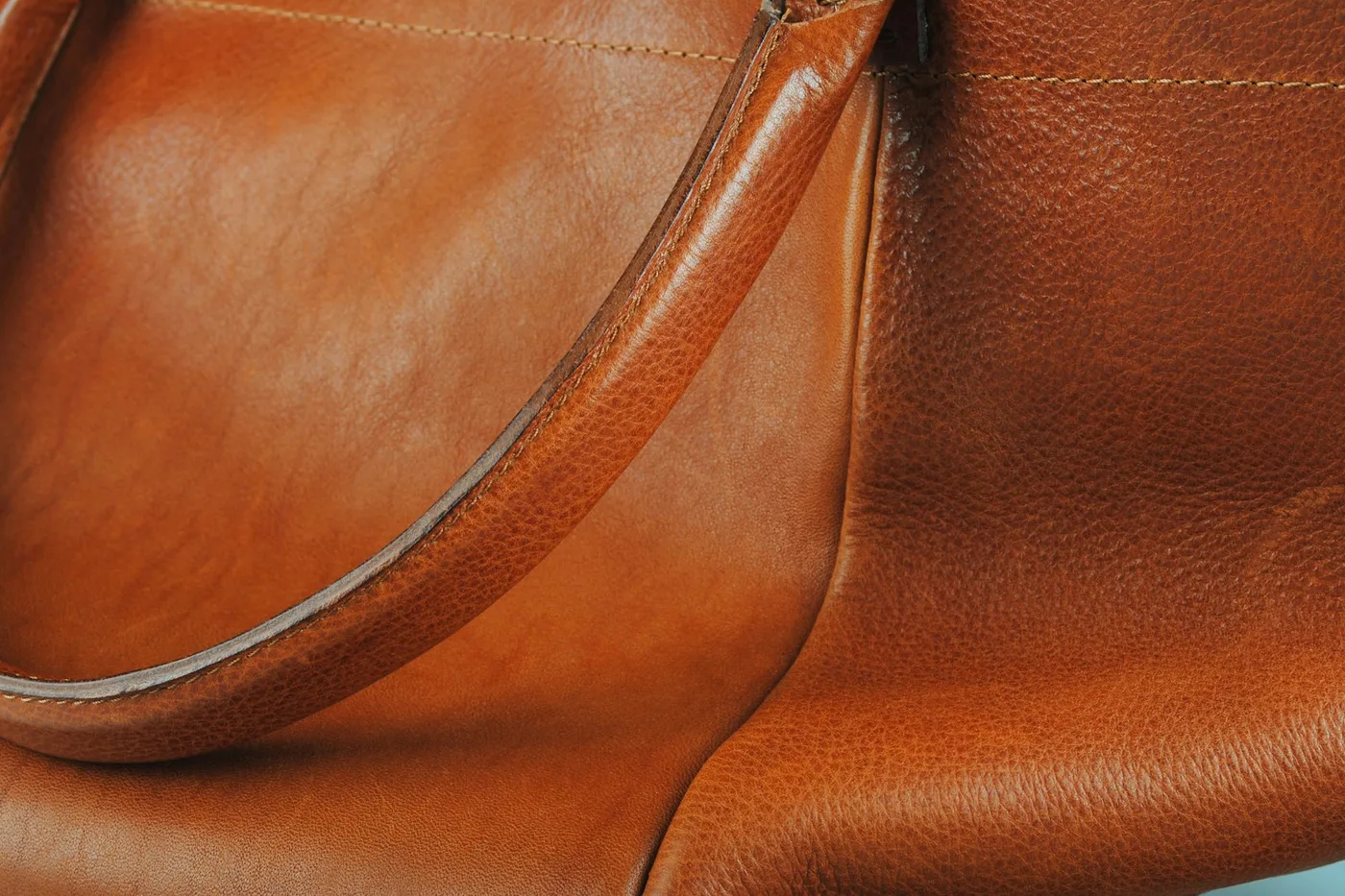 Signature Grained Leather Tote Bag No.11