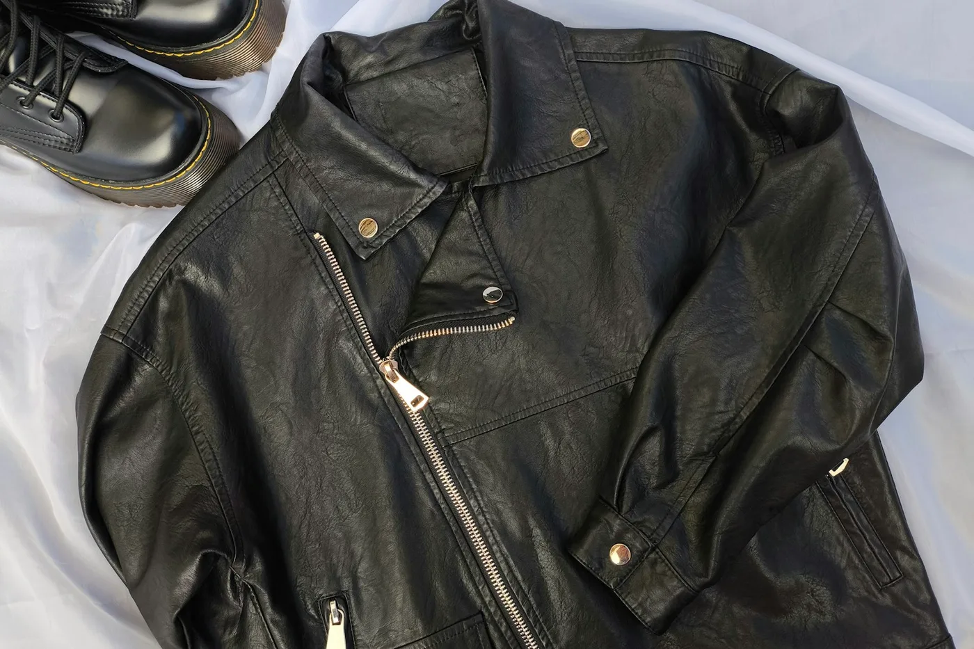 Lambskin Biker Jacket Signature