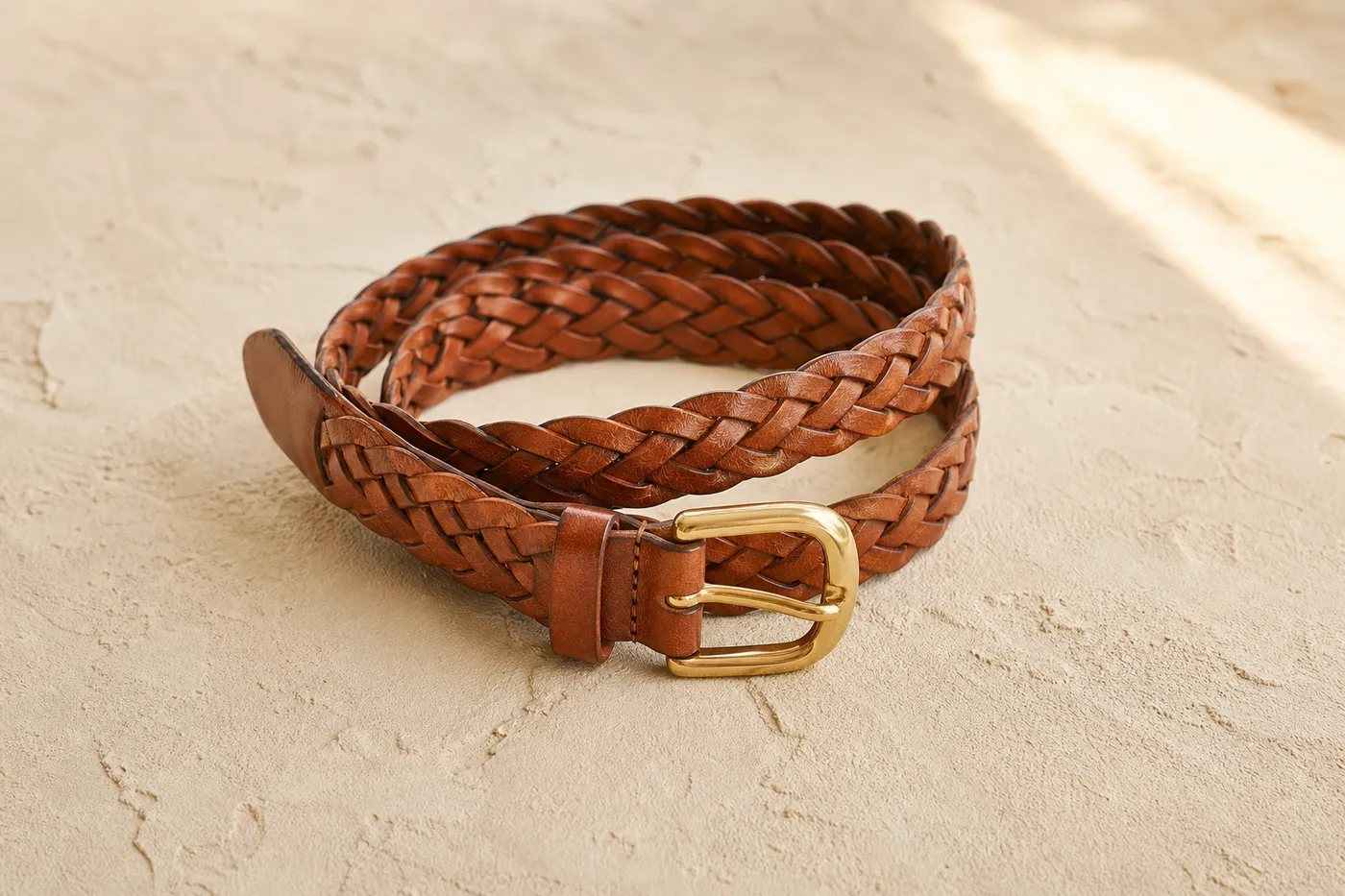 Hand-Woven Leather Belt Muse